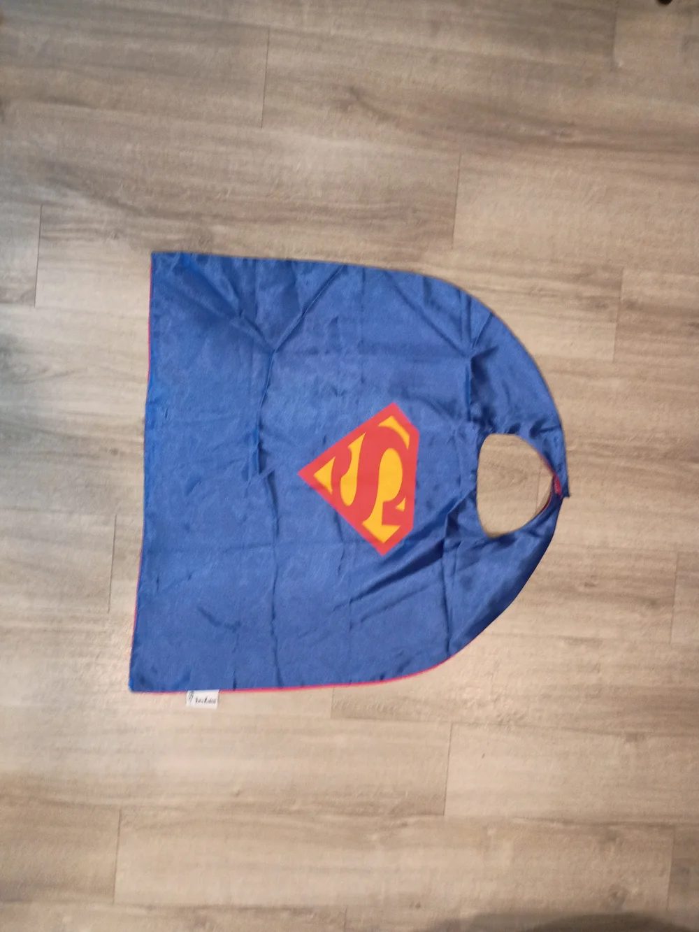 Superman/Supergirl Kids Cape - Blue with Red & Yellow Logo